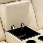 MCombo Faux Leather Electric Reclining Sofa with Heat and Massage - Models 6095/6075/6077 - image 23