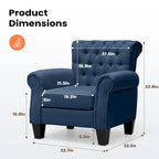 Pellebant Contemporary Club Armchair - Stylish Accent Chair for Living Room - image 39
