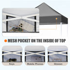EAGLE PEAK 5x5 Pop up Canopy Tent Instant Outdoor Canopy Easy Set - up Straight Leg Folding Shelter（blue） - image 91