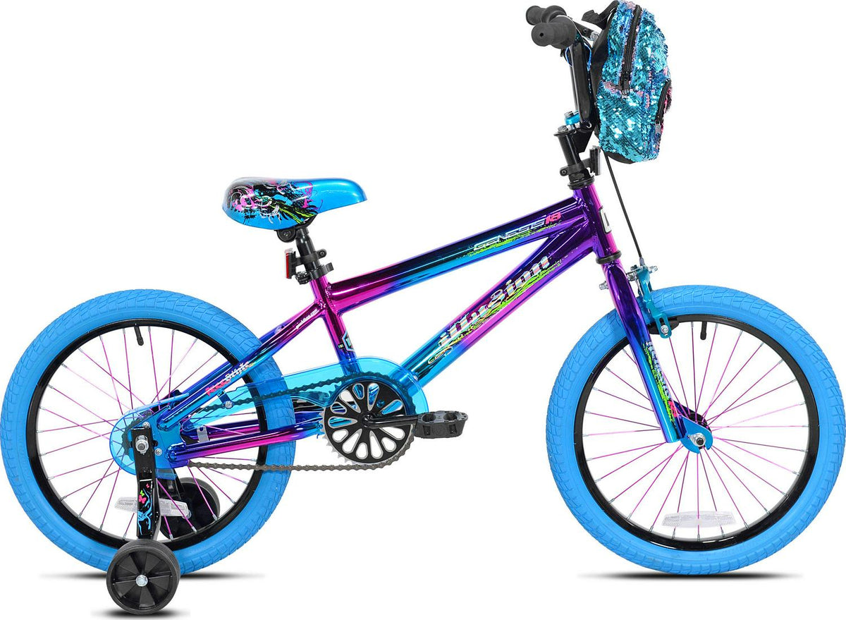 Genesis 18 Illusion Girl's Bike Blue/Purple - image 3