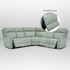 104" 3-Color Genuine Leather Power Reclining Sectional Sofa with Zero Gravity Feature, USB & USB-C Ports, and 2 Stationary Armless Chairs - image 14