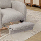 Ergonomic High Back Rocking Chair with Adjustable Footrest - image 34