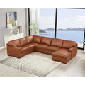 Hydeline Dillon Right-Facing Sectional Sofa with Chaise in Top Grain Leather - image 2