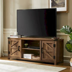 Rustic Farmhouse Barndoor TV Stand - Entertainment Center for TVs up to 70 Inches - image 43