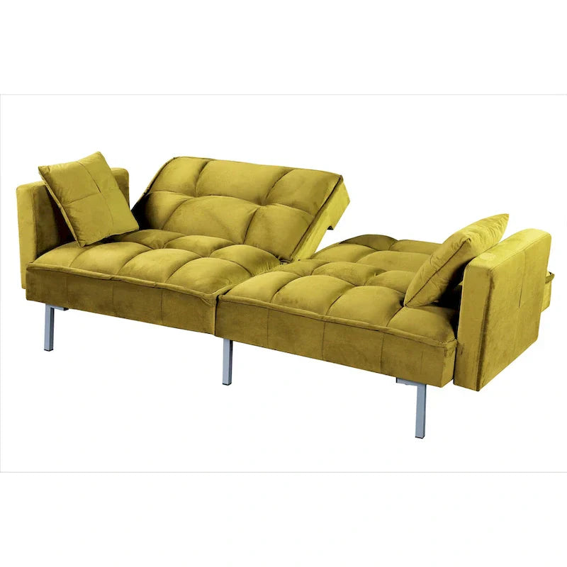 Bernal 75.6-Inch Velvet Sleeper Sofa Bed - image 23