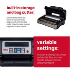 Nesco Deluxe Food VS-12 Vacuum Sealer, 130 Watts, Kit Bags & Viewing Lid - image 3