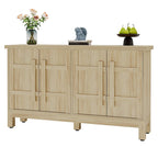 55-Inch Rustic Wood Farmhouse Buffet Cabinet with Ample Storage - image 9