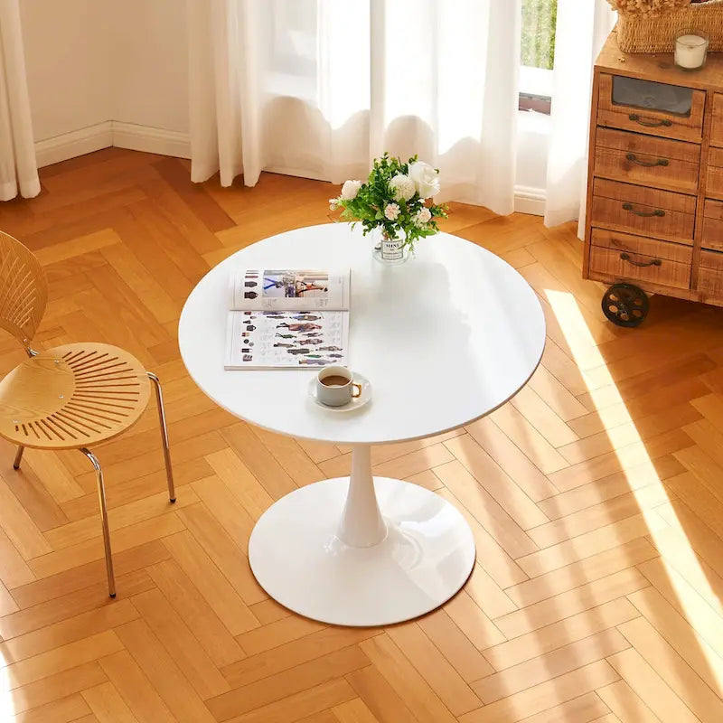 Round Tulip Dining Table in Mid-Century Modern Style - image 14