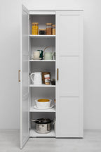 STOCKHOLM UNIVERSAL STORAGE CUPBOARD - HAMPTONS - DECO GOLD HANDLE - image 2
