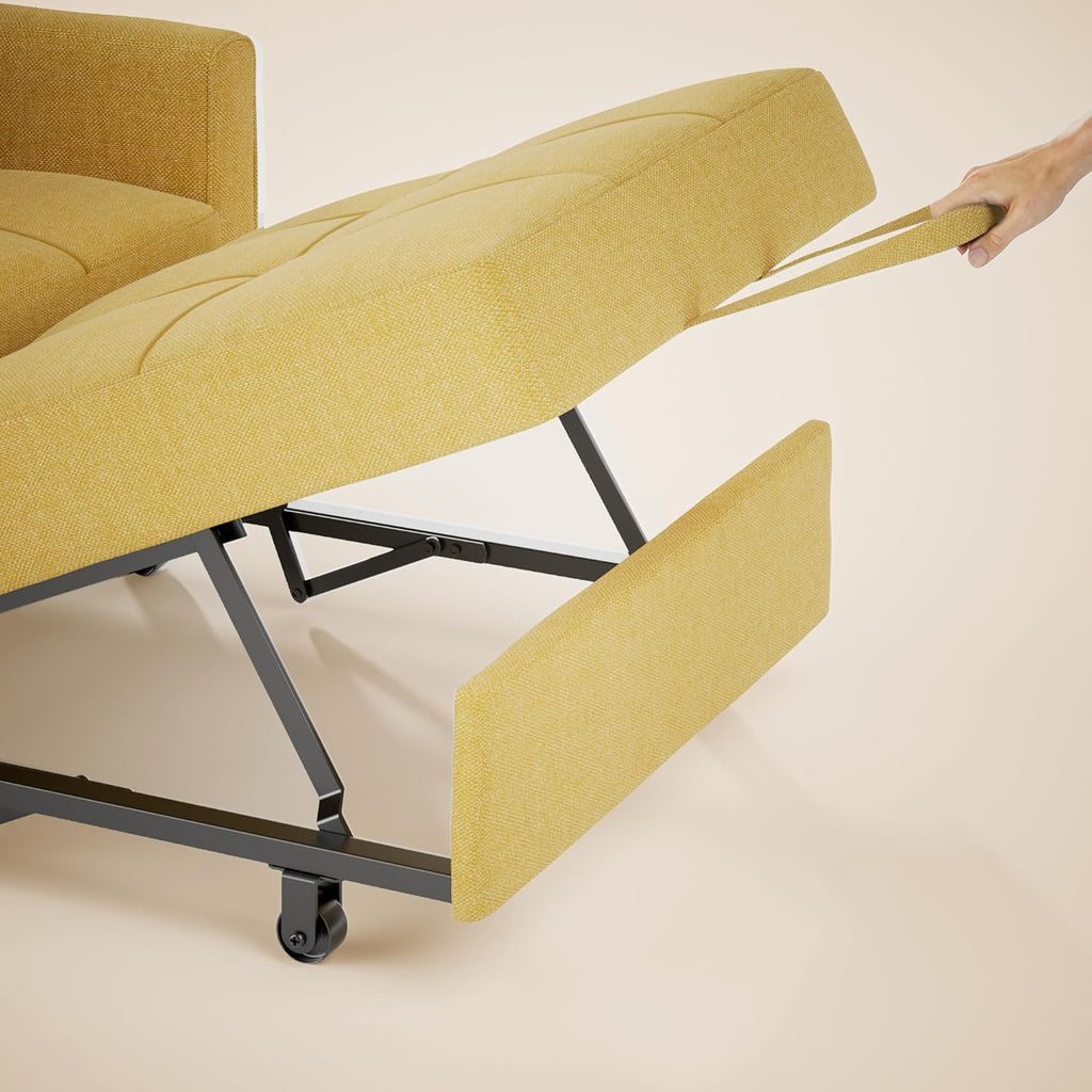 Sofa Bed Chair 3 in 1 Convertible Pullout Single Sleeper Chair Bed Spacious Multifunctional Sofa - image 8