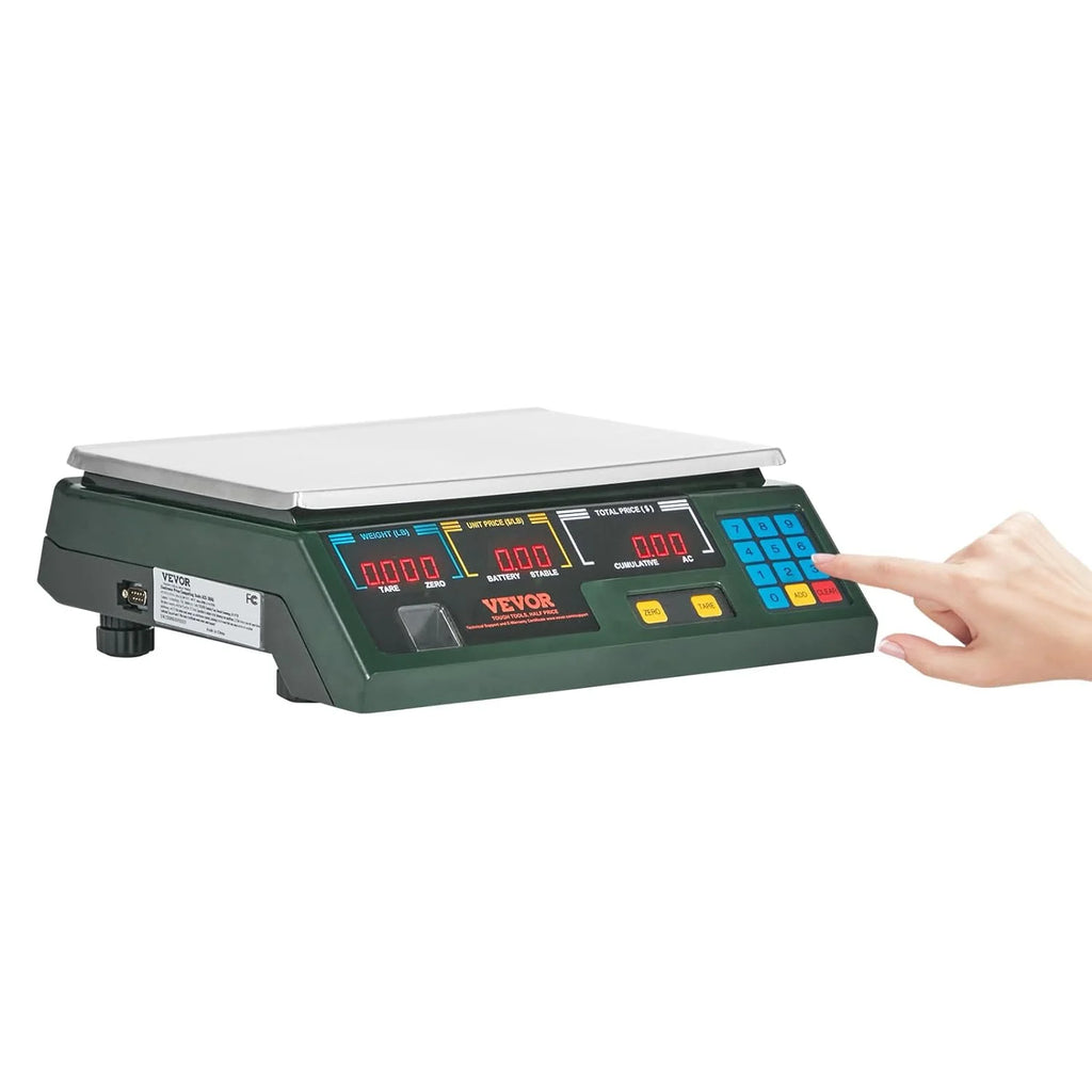 Electronic Price Computing Scale, 66 LB Digital Deli Weight Scales, LED Digital Commercial Food Fruit Meat Produce Counting Weight, for Retail Outlet Store, Kitchen, Restaurant Market, Farmer - image 13