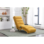 Linen Indoor Chaise Lounge Chair - Dimensions: 58.27" x 21.65" x 34.25" - image 12