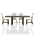 Jusk Rustic Grey Wood 5-Piece Dining Set by Furniture of America - image 6