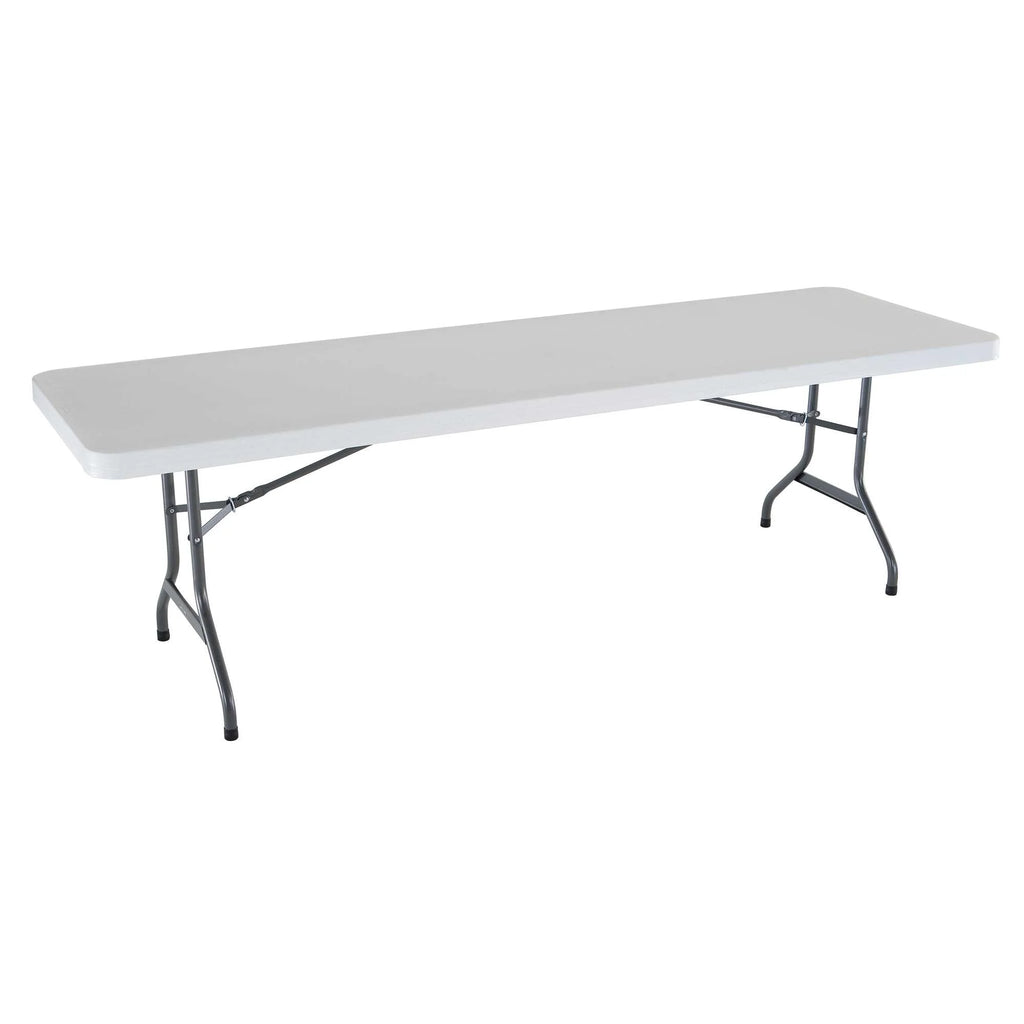 Lifetime Combo Set of (4) 8 - Foot Rectangle Folding Tables & (32) Chairs, Indoor/Outdoor Use, White (80147) - image 20