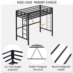 SHA CERLIN Junior Loft Bed Twin Size Heavy Duty Twin Bed Frame - image 6