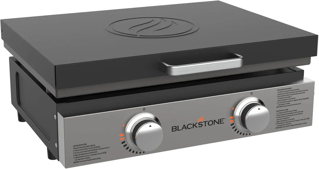Blackstone 1666 22” Tabletop Griddle with Stainless Steel Faceplate, Powder Coated Steel, Black - image 12
