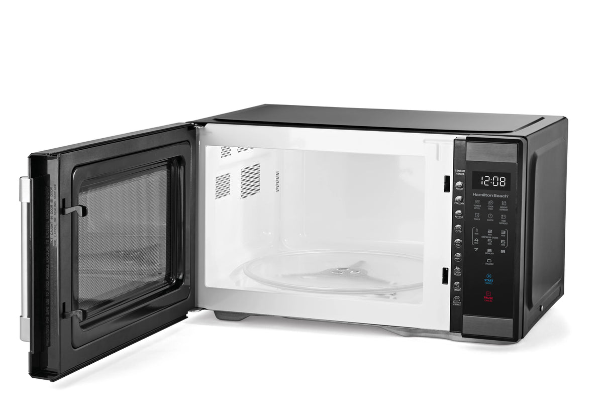 Hamilton Beach 1.1 cu ft Countertop Microwave Oven, Black and Stainless Steel - image 19