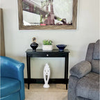 Porch & Den Holly Hill Solid Acacia Console Table with 1 Drawer - image 7