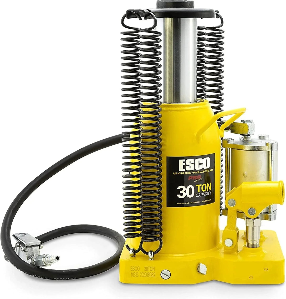 ESCO 30 Ton Pro Series Air Hydraulic Bottle Jack – Heavy Duty Lifting for Automotive and Industrial Use - image 5