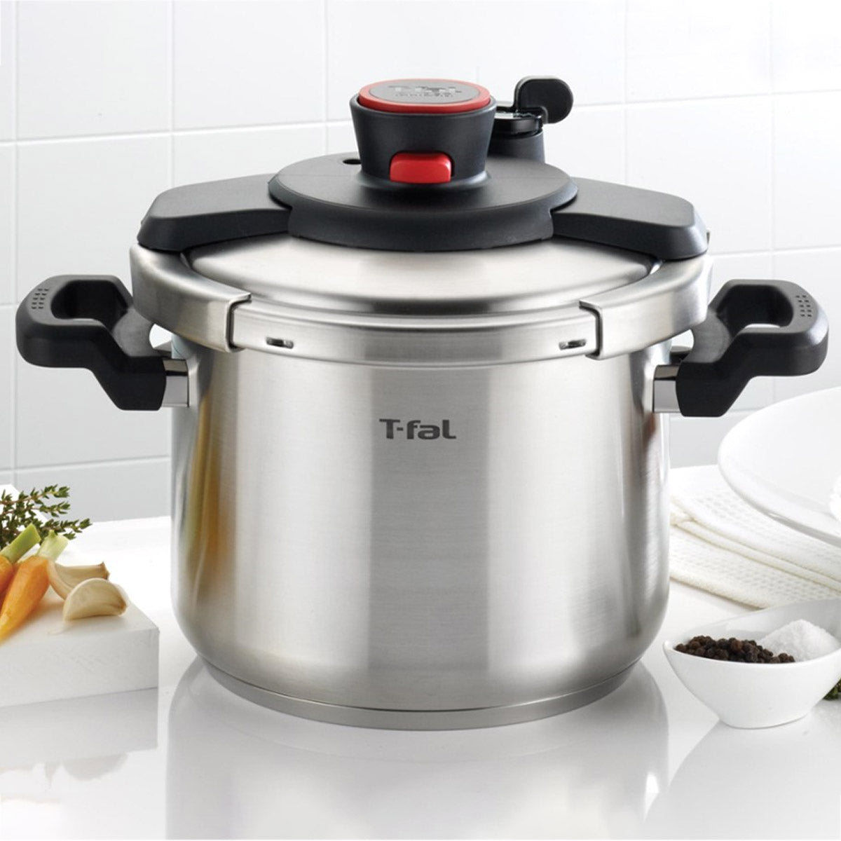 T-fal Clipso 8-quart Stainless Steel Stovetop Pressure Cooker - image 7