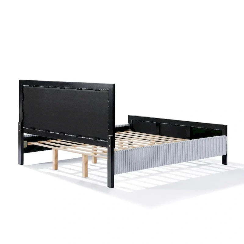 Christopher Knight Home Upholstered Platform Bed with Soft Headboard - King/Queen Size - image 7