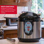 NESCO NPC-9 Smart Electric Pressure Cooker and Canner, 9.5 Quart, Stainless Steel - image 8
