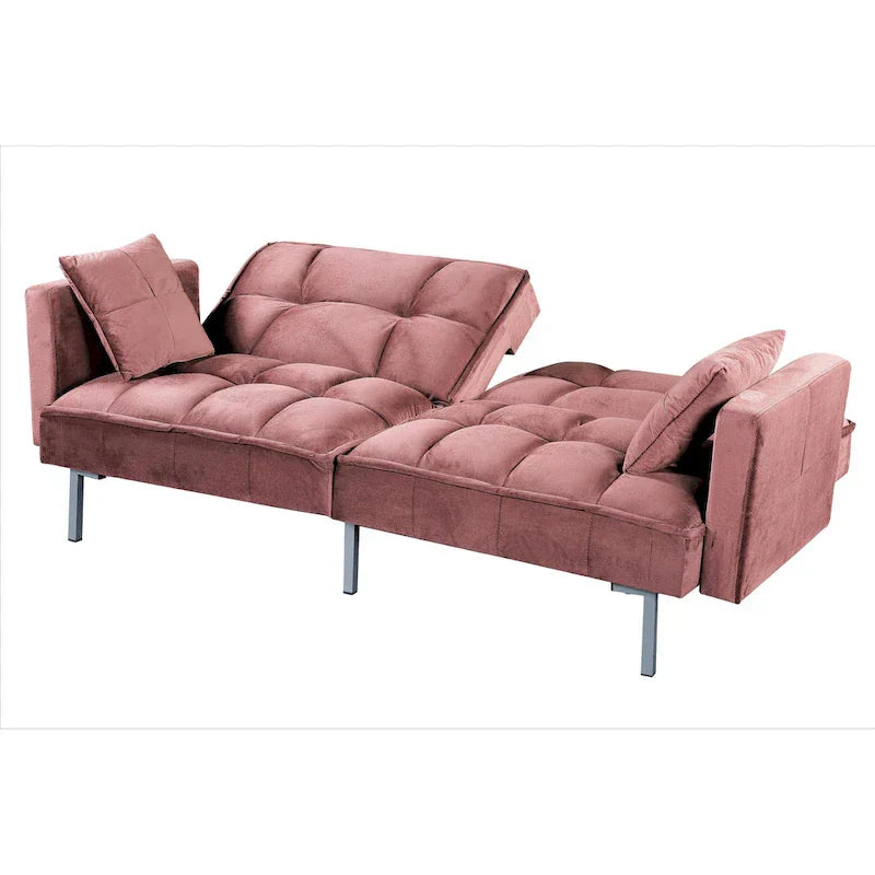 Bernal 75.6-Inch Velvet Sleeper Sofa Bed - image 15