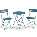 Best Choice Products 3-Piece Small Bistro Set, Folding Patio Furniture Set of 2 Chairs and Table - Black - image 125