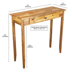 Porch & Den Holly Hill Solid Acacia Console Table with 1 Drawer - image 14