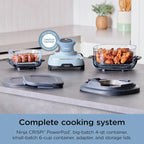 Ninja Crispi 4-in-1 Portable Glass Air Fryer Cooking System, 1500W, 4QT & 6-Cup TempWare Glass Containers with Storage Lids, Microwave, Freezer & Dishwasher Safe - image 77