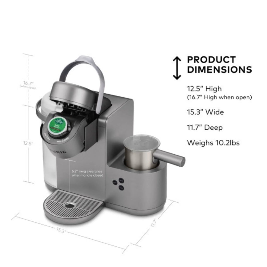 Keurig K-Cafe Single Serve K-Cup Coffee Maker, Latte Maker and Cappuccino Maker, Dark Charcoal - image 22