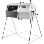 Premium 33 Gallon Steel Outdoor Compost Tumbler Bin With Dual-Chamber - image 9