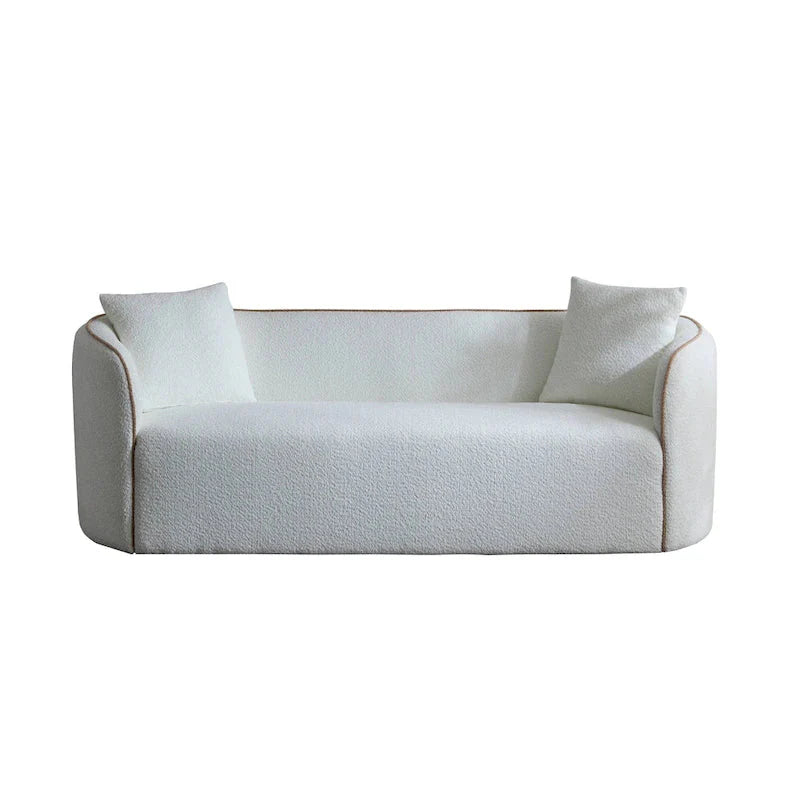 Christopher Knight Home - Tonson 82-Inch Curved Boucle 3-Seater Sofa - image 6