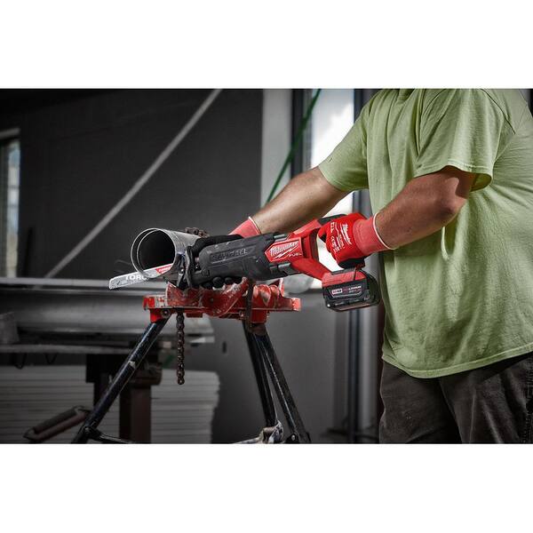 M18 FUEL 18-Volt Lithium-Ion Brushless Cordless SAWZALL w/7-1/4 in. Rear Handle Circ Saw, Two 6 Ah High Output Batteries - image 9