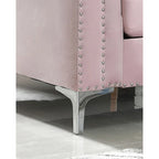 Velvet Button-Tufted Pompano Loveseat - image 35