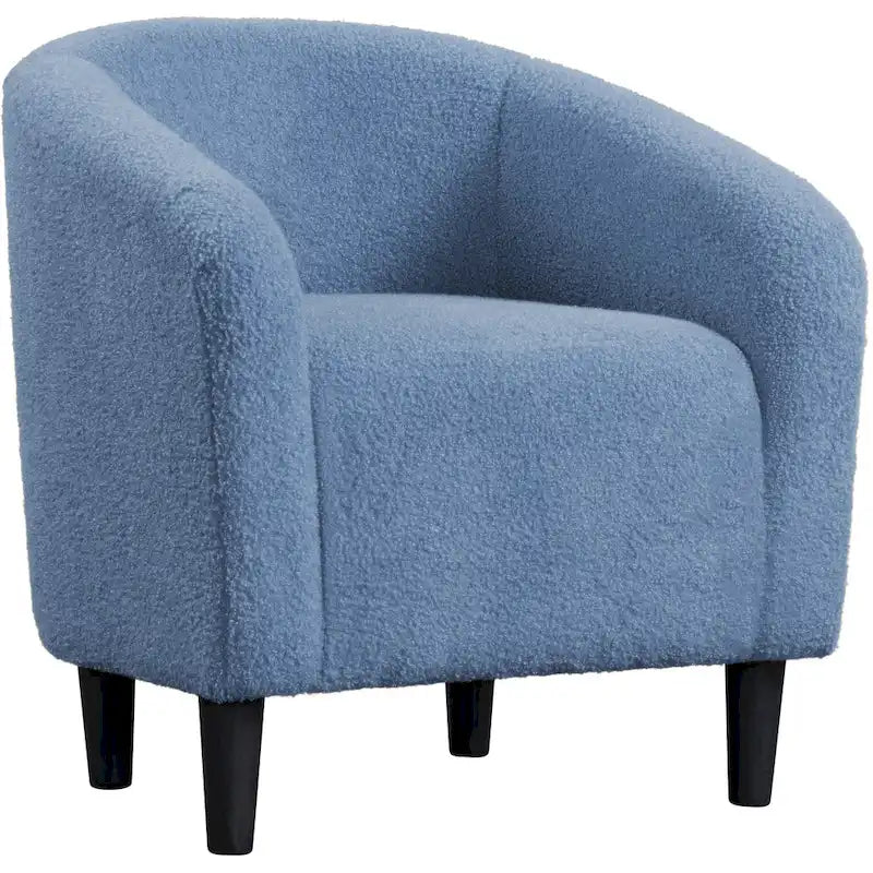Yaheetech Club Chair Accent Barrel Chair Upholstered Arm Chair - image 25
