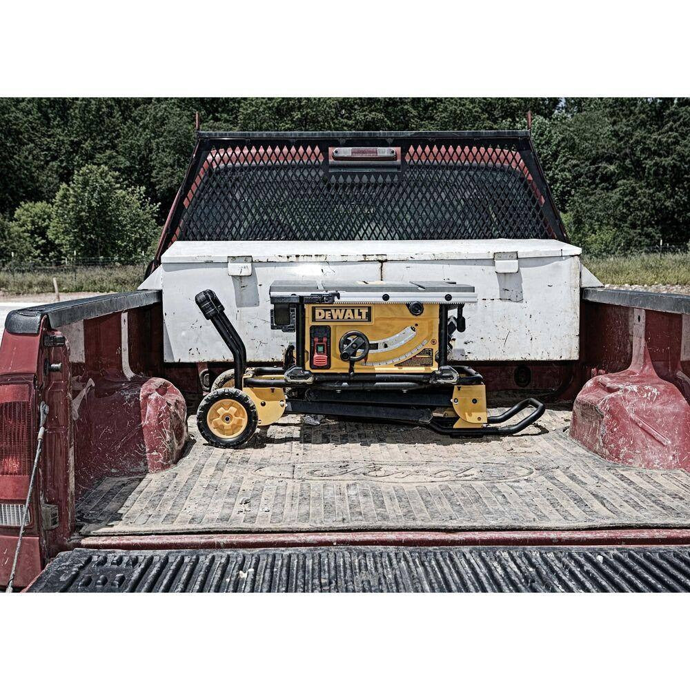 15 Amp Corded 10-inch Construction Site Table Saw with Rolling Stand DWE7491RS - image 12