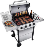 Char-Broil 463377319 Performance 4-Burner Cart Style Liquid Propane Gas Grill, Stainless Steel - image 7