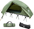 Night Cat Camping Cot Tent - Waterproof 1-Person Off-Ground Combo Cot Bed for Adults Portable Easy Set-up Tent - image 1
