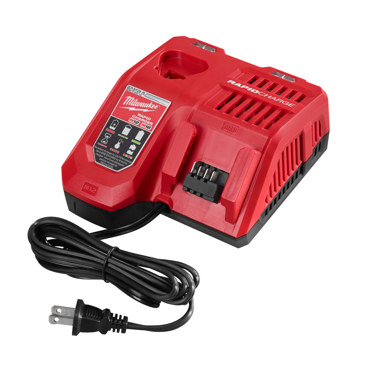 M18 & M12 Rapid Charger, Milwaukee 48-59-1808 - image 1
