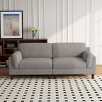 90-Inch Oversized Corduroy Sofa for Living Room with Reversible Cushions - image 31