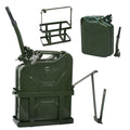 Jerry Can with Holder 20L Liter 5 Gallons - Steel Tank Gasoline Green - image 1