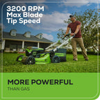 Greenworks 60V 21” Cordless (Self-Propelled) Lawn Mower , 2 x 4.0Ah Batteries and Dual Port Rapid Charger  sgtnighsdesigns - image 4