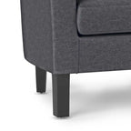 Modern Tub Accent Chair with Upholstered Seat and Wooden Legs - image 27