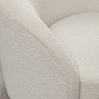 Set of 2 KINWELL 34-Inch Wide Upholstered Swivel Barrel Chairs - image 19