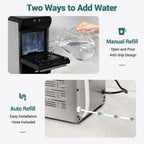 V2.0 Countertop Nugget Ice Maker / Self Cleaning Pellet Ice Maker / Open and Pour Refill / Stainless Steel Housing / - image 11