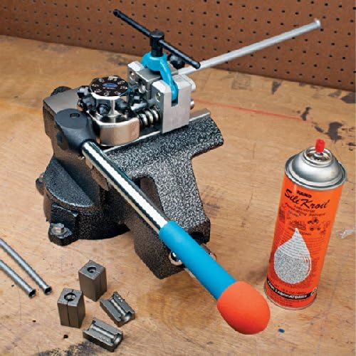 Brake Line Flaring Tool Kit / 45° Degree Single Double & Bubble Brake Tubing Flares / Use with Hydraulic Hose / Ideal for Stainless Steel Tube or Copper Pipe / Inc 4 Split Dies - image 4