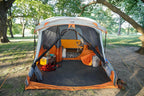 CORE Straight Wall Cabin Tents / 10 Person / 11 Person / 12 Person Large Multi Room Family Tents for Car Camping & Outdoor Adventures - image 29