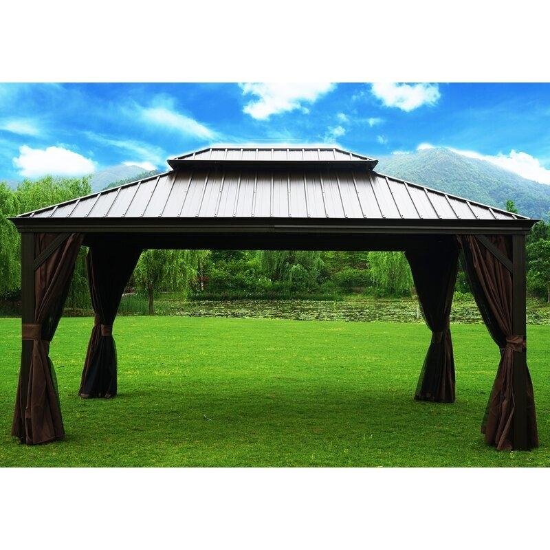 Alexander 16 Ft. W X 12 Ft. D Aluminum Patio Gazebo - image 7