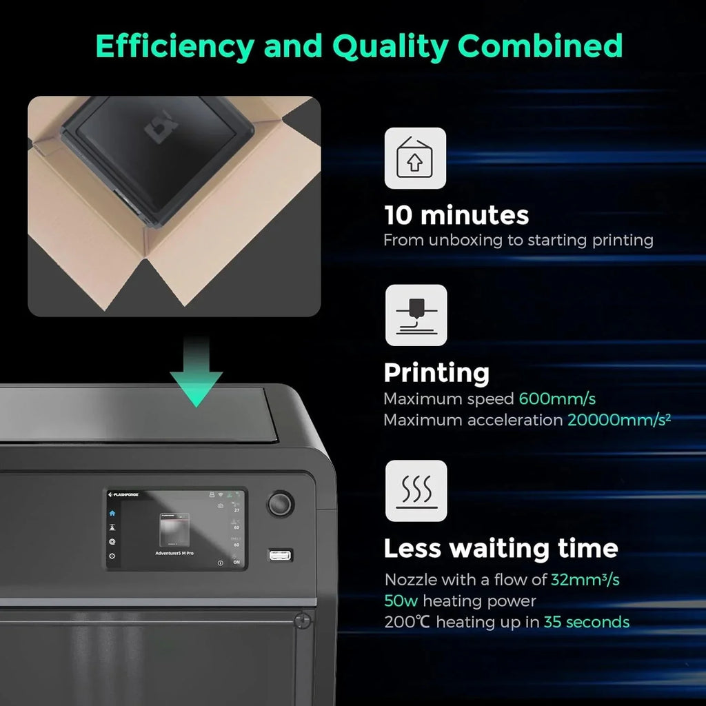Adventurer 5M 3D printer with fully automatic leveling - image 9